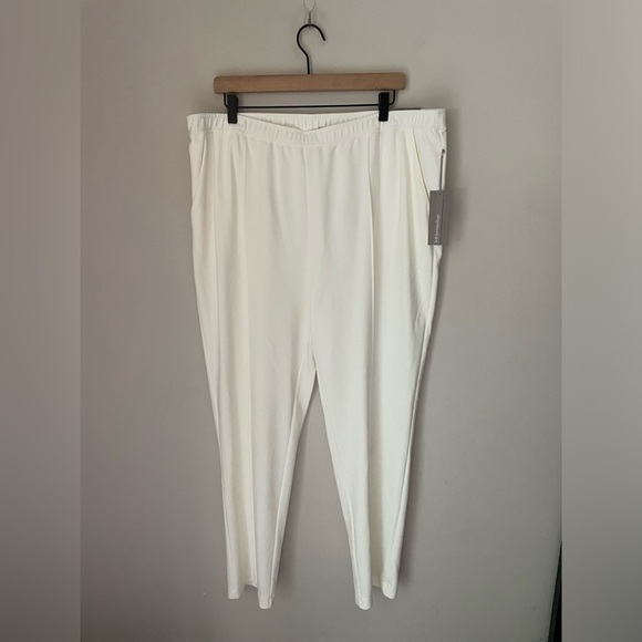 Soft Surroundings Karina Pants in Star White Size 1X NWT - Picture 3 of 13